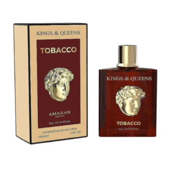 KINGS &  QUEENS TOBACCO MEN EDP  -  100ML  ( 3.4OZ  ) BY AMARAN