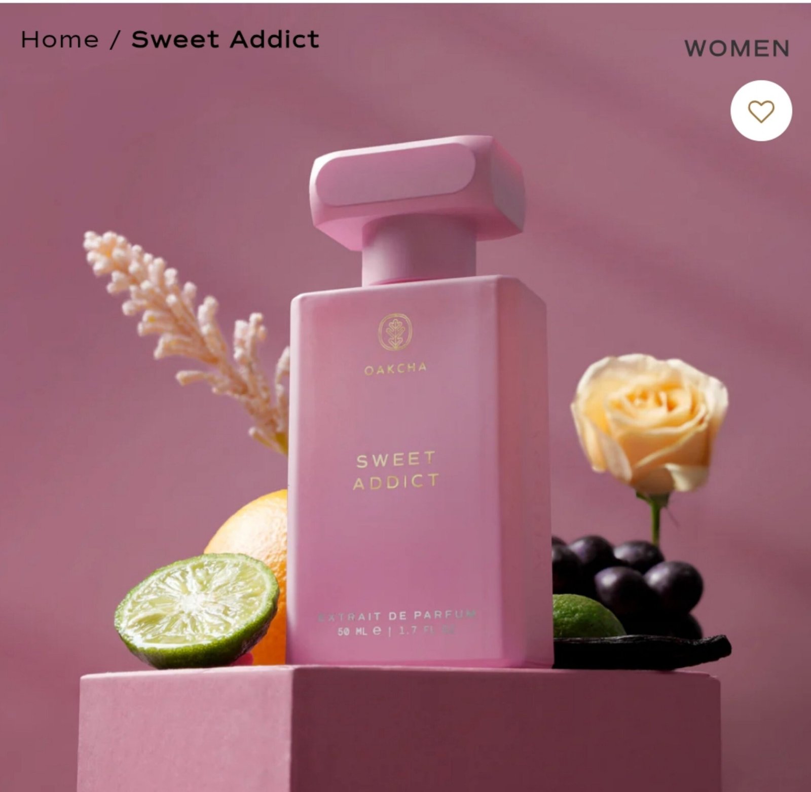 SWEET ADDICT WOMEN 50ML BY OAKCHA Inspired By : Kilian's Love,Don't Be Shy (Retail Price $290) Scent Family: Sweet- Floral- Powdery