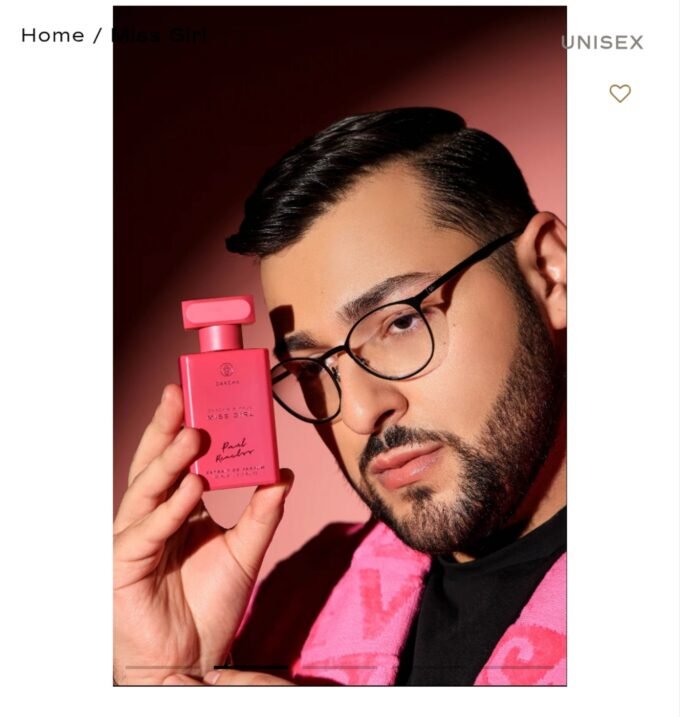 MISS GIRL  UNISEX  BY OAKCHA Inspired By: MFK BACCARAT ROUGE 540 &  TOM FORD LOST CHERRY scent family: Floral fruity - woody Extrait de Parfum  size 50ml/ 1.7oz. - Image 3