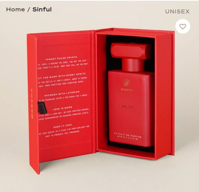SINFUL UNISEX BY OAKCHA inspired By: Tom Ford lost Cherry ( Retail Price: $395) scent family: Fruity-woody-sweet Extrait de Parfum, size 50ml/ 1.7oz - Image 2